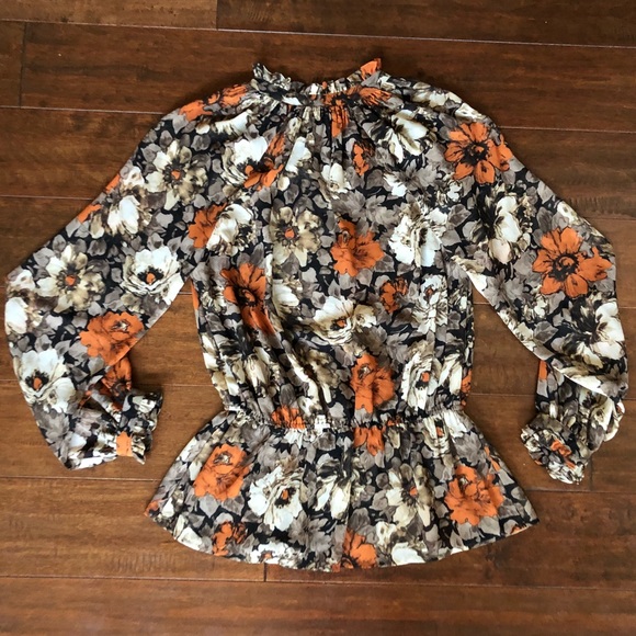 Bellatrix Floral Blouse with elastic waist (SM) - Picture 3 of 8